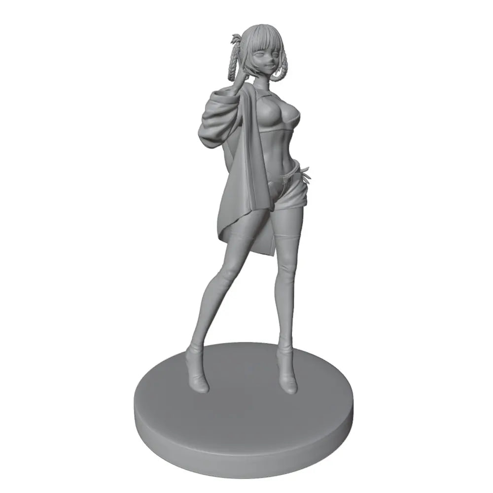 1/24 Vintage Pin-up Giving Thumbs Up, Resin Model Figure Kit, Unassembled and Unpainted