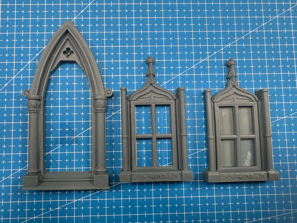 1/35 Medieval Church Architecture, Resin Model Diorama Kit, Unassembled and Unpainted
