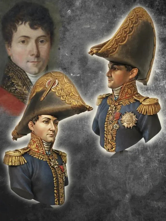 1/9 Napoleonic French Imperial Guard Officer, Resin Model Bust Kit, Unassembled and Unpainted