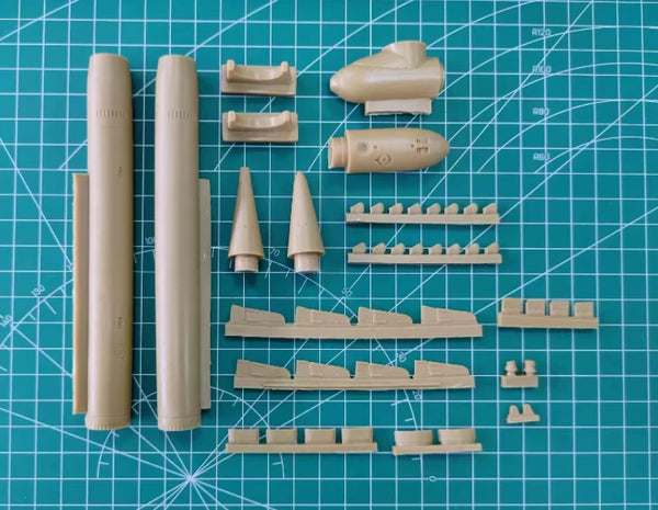 1/35 WWII German Navy Human Torpedo, Resin Model Vehicle Kit, Unassembled and Unpainted