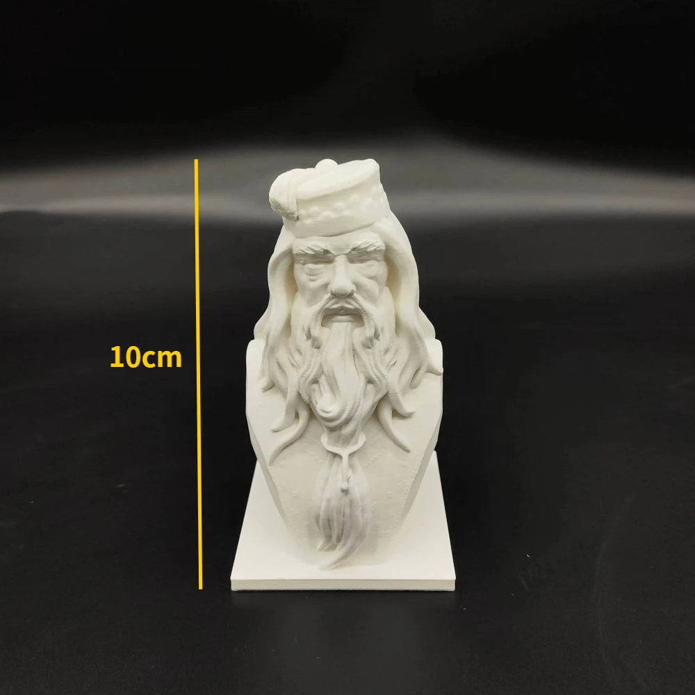 150mm Albus the White Wizard, Resin Model Bust Kit, Fantasy Theme, Unassembled and Unpainted