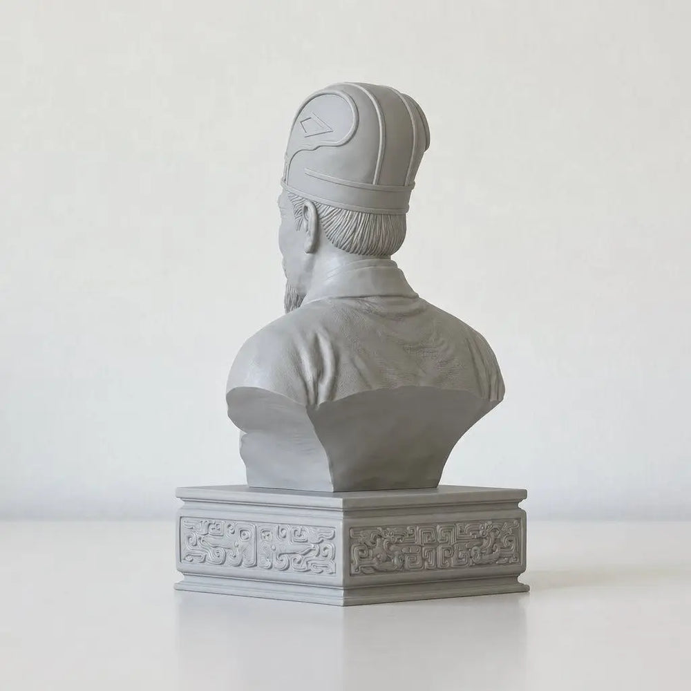 120mm Ancient Lü Buwei, Resin Model Bust Kit, Unassembled and Unpainted