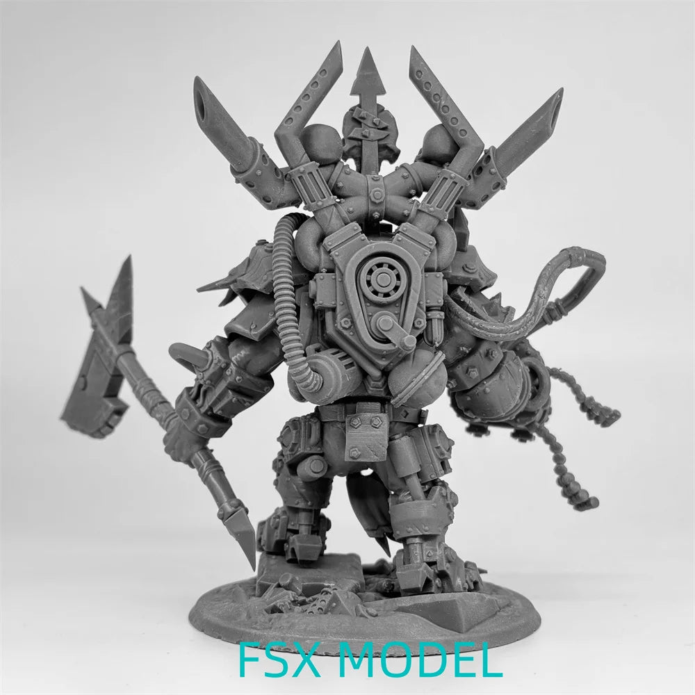 Troll Boss Warrior, Resin Model Figure Kit, Fantasy Theme, Unassembled and Unpainted