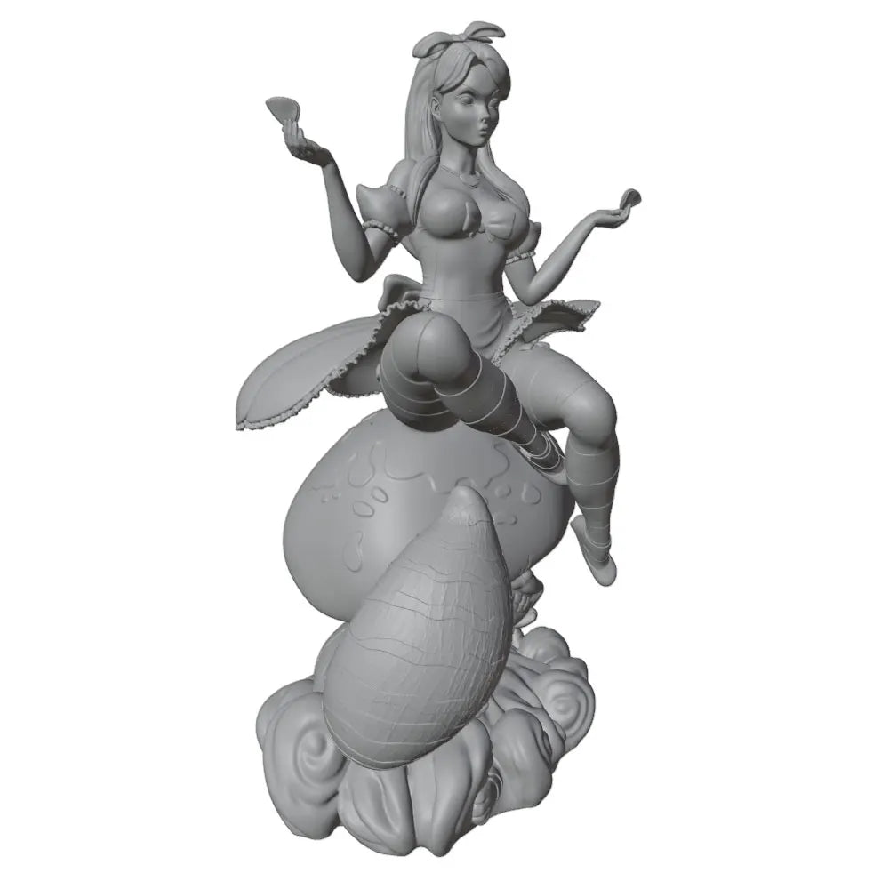 1/24 Four-Armed Fantasy Female on Cloud, Resin Model Figure Kit, Unassembled and Unpainted
