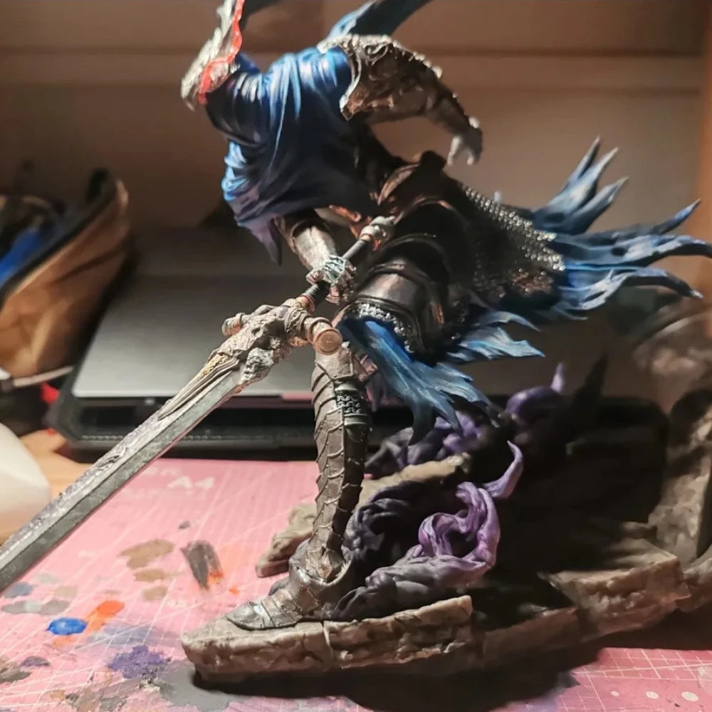 Arslus Demon Warrior, Resin Model Figure Kit, Fantasy Theme, Unassembled and Unpainted