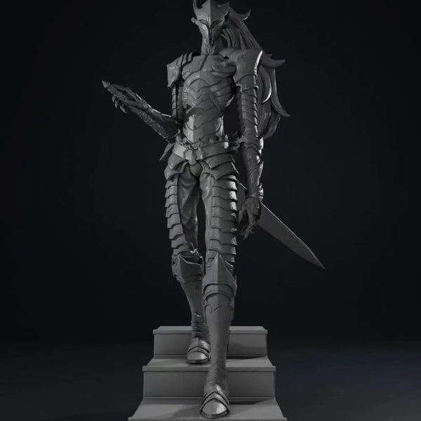 1/10 Medieval Blood Knight, Resin Model Figure Kit, Unassembled and Unpainted