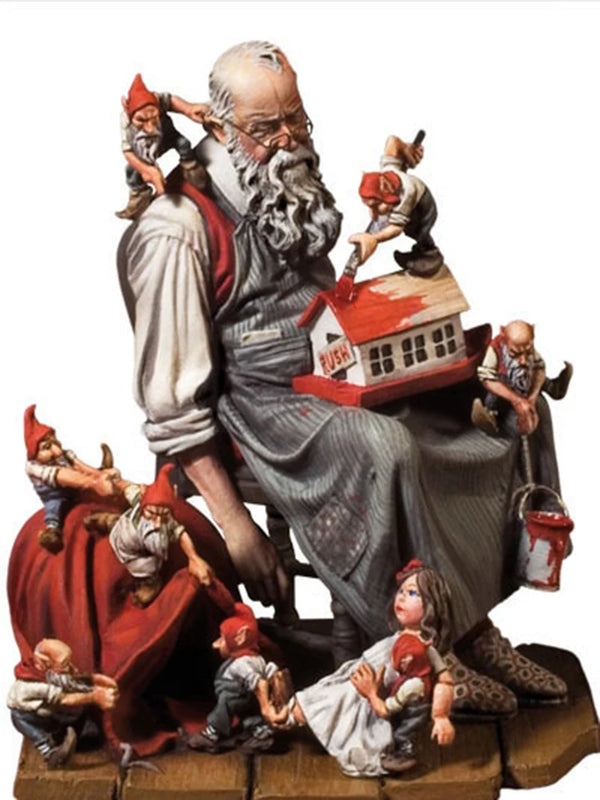 54mm Ancient Priest, Resin Model Figure Kit, Unassembled and Unpainted
