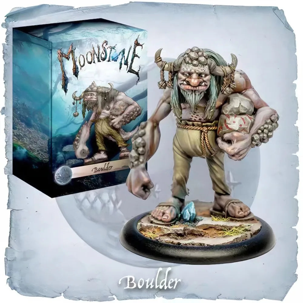 Boulder the Troll, Resin Model Figure Kit, Fantasy Theme, Unassembled and Unpainted