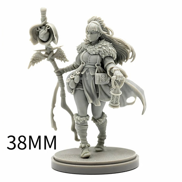 38mm Dark Fantasy Witch, 3 Figures, Resin Model Figure Kit, Fantasy Theme, Unassembled and Unpainted