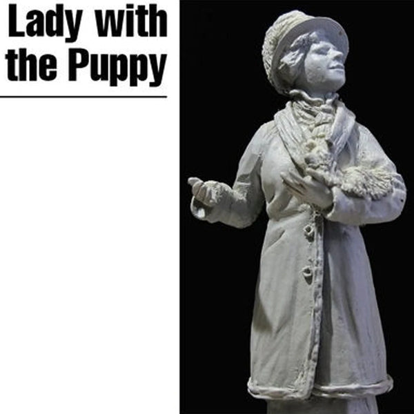 1/35 Historical Woman with Puppy, Resin Model Figure Kit, Historical Theme, Unassembled and Unpainted