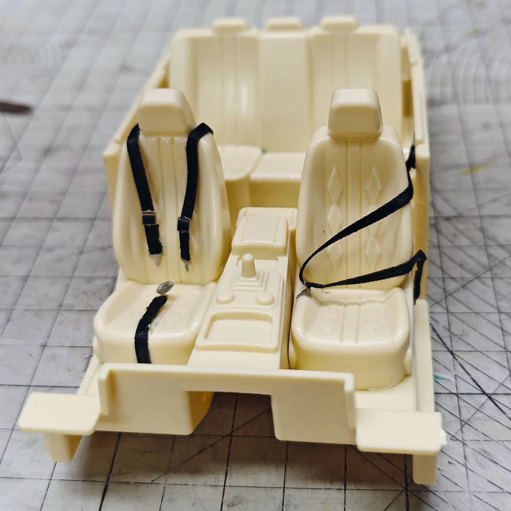 1/24 Race Car Interior Component Set, Resin Model Accessory Kit, Historical Theme, Unpainted