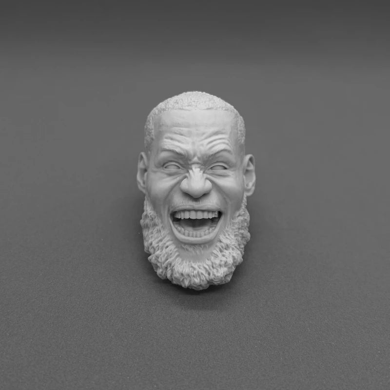 1/6 Basketball Player Head Sculptures, 6 Figures, Resin Model Bust Kit, Historical Theme, Unassembled and Unpainted