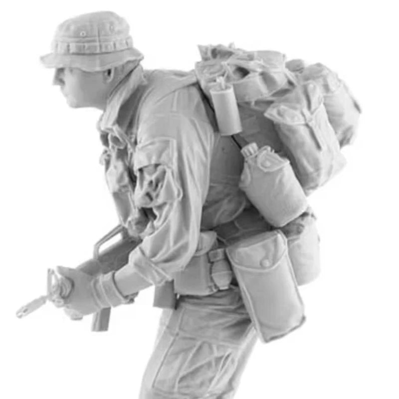 1/16 Vietnam War American Infantry Soldier, Resin Model Figure Kit, Unassembled and Unpainted