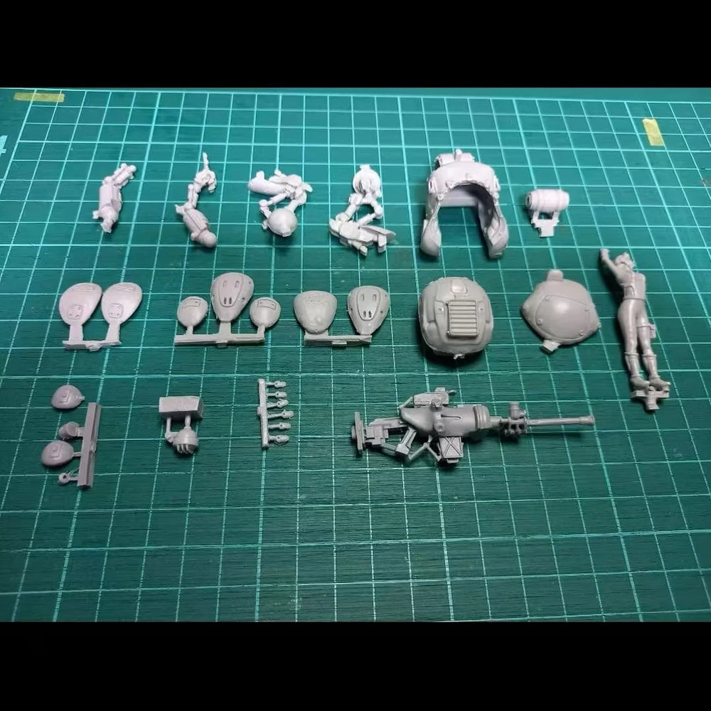 1/35 Military Mecha, Resin Model Vehicle Kit, Sci-Fi Theme, Unassembled and Unpainted