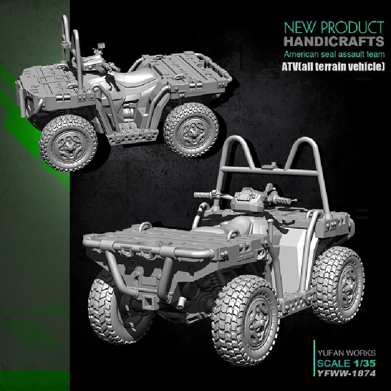 1/35 Modern Military ATV, Resin Model Vehicle Kit, Unassembled and Unpainted