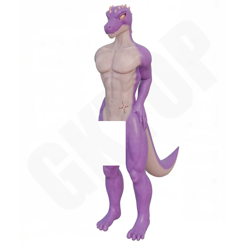 1/24 Lizard Humanoid, Resin Model Figure Kit, Fantasy Theme, Unassembled and Unpainted