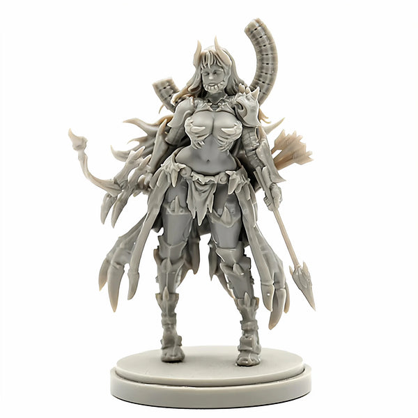 38mm Dark Fantasy Female, Resin Model Figure Kit, Fantasy Theme, Unassembled and Unpainted