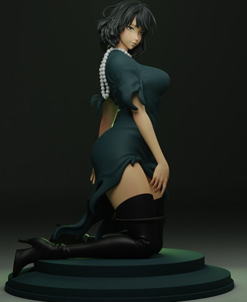 1/24 Kneeling Female, Resin Model Figure Kit, Fantasy Theme, Unassembled and Unpainted