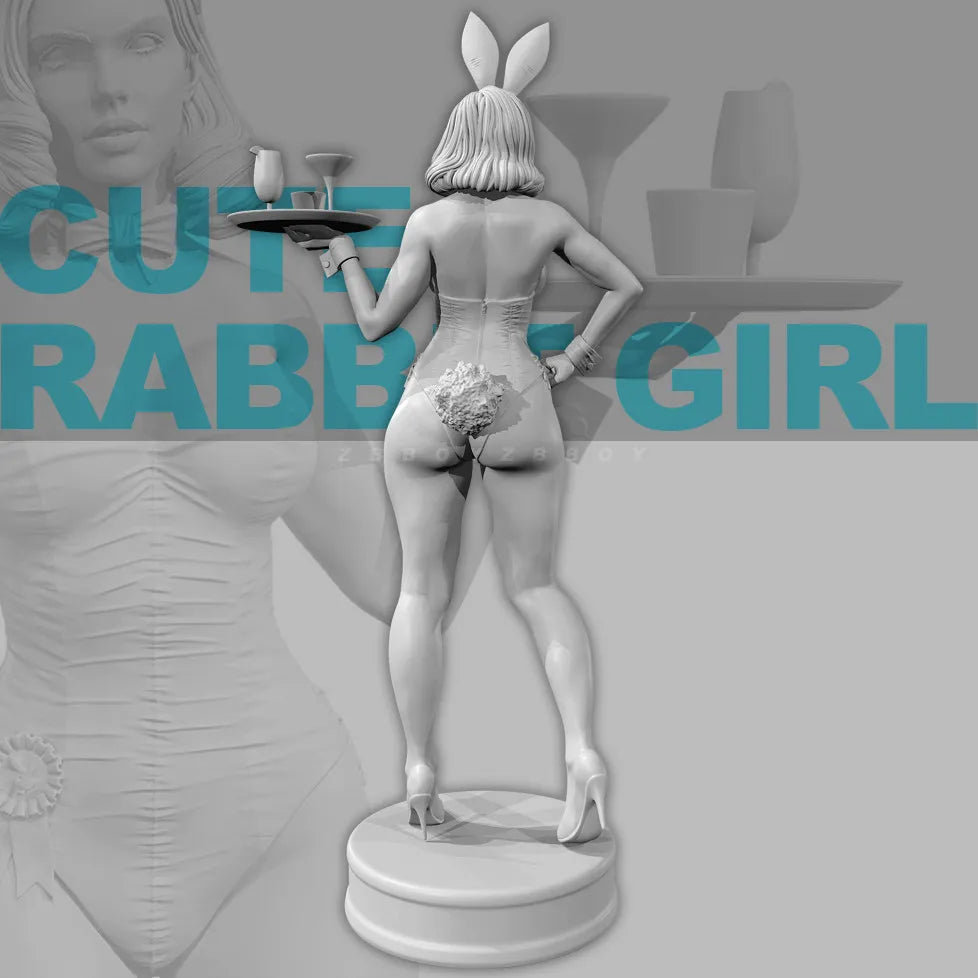 50mm Bunny Girl, Resin Model Figure Kit, Unassembled and Unpainted