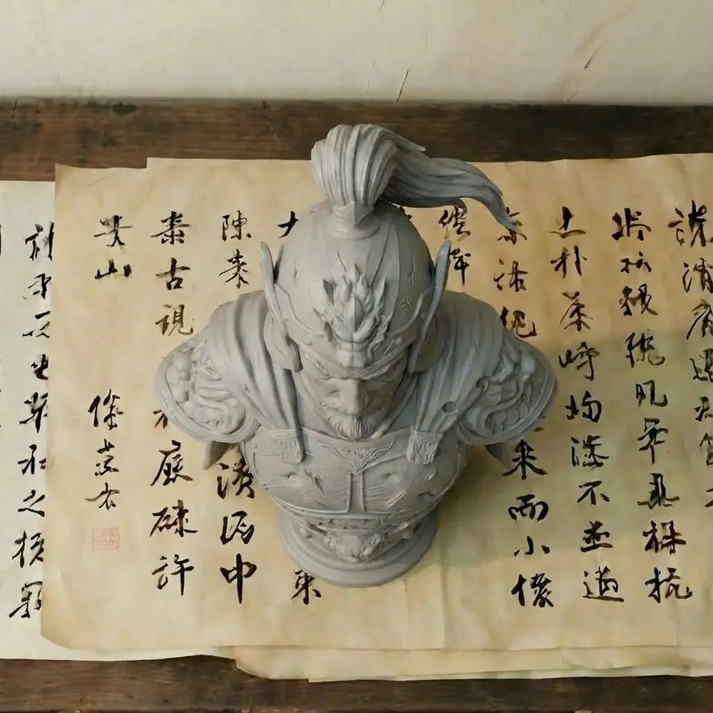 1/6 Ancient Zhao Yun, Resin Model Bust Kit, Unassembled and Unpainted