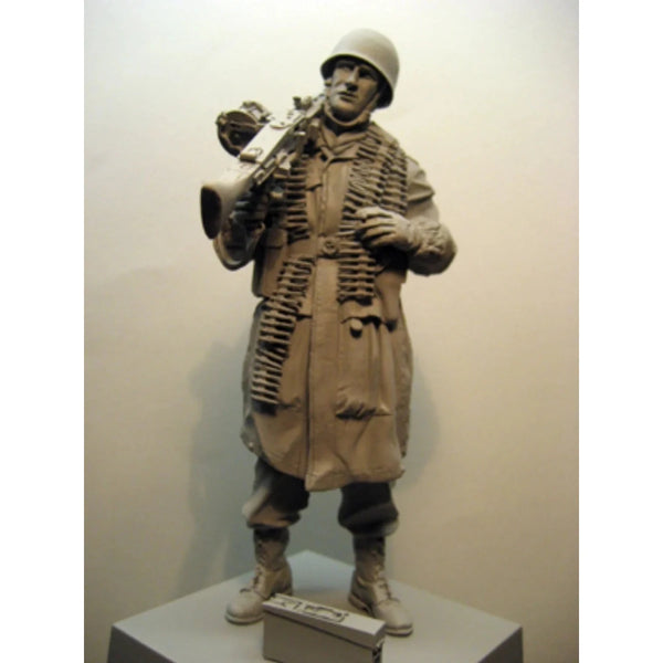 1/16 WWII German Normandy Soldier, Resin Model Figure Kit, Unassembled and Unpainted
