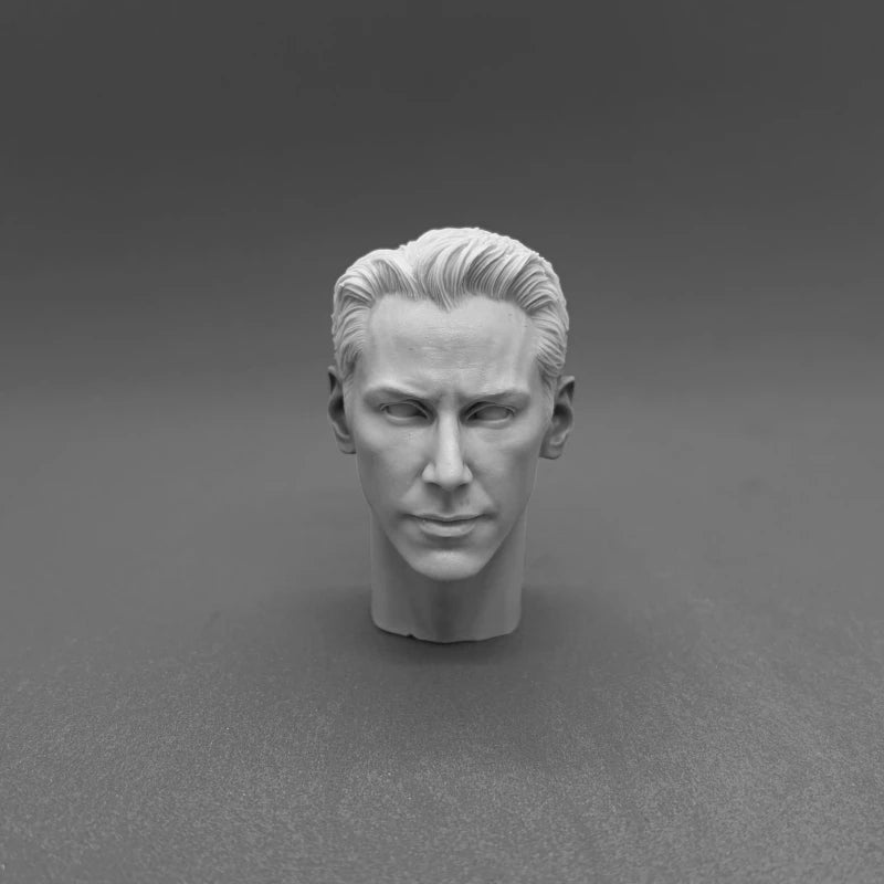 1/6 Celebrity Actor Head Sculpture, Resin Model Bust Kit, Historical Theme, Unassembled and Unpainted