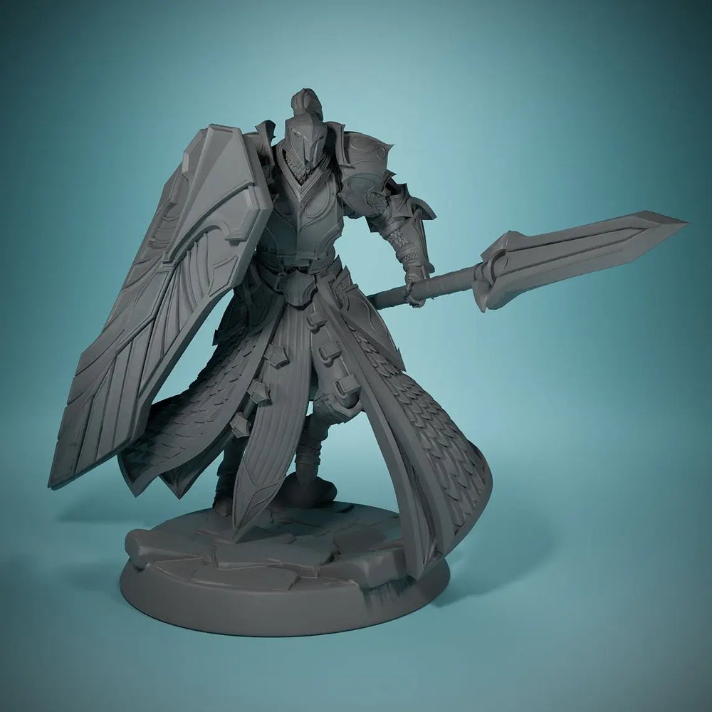 56mm Elven Guard Warrior, Resin Model Figure Kit, Fantasy Theme, Unassembled and Unpainted