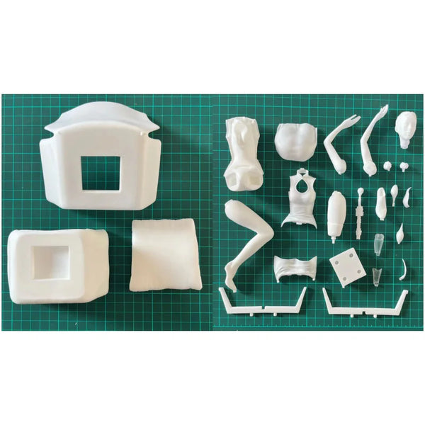 1/7 Modern Contemporary Woman, Resin Model Figure Kit, Unassembled and Unpainted