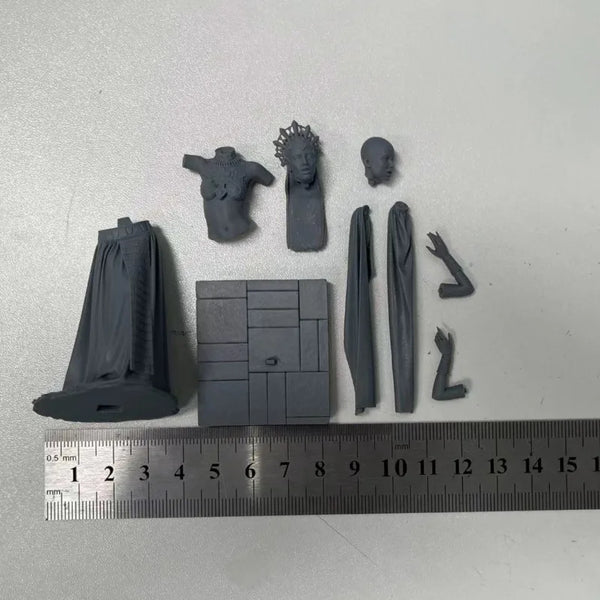 1/24 Dark Fantasy Vampire Queen Akasha, Resin Model Figure Kit, Fantasy Theme, Unassembled and Unpainted