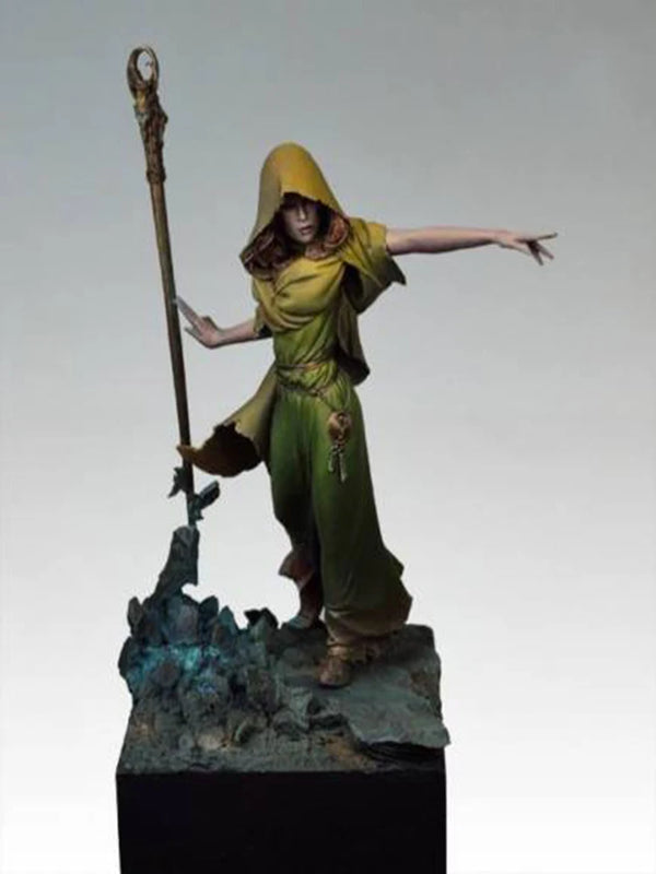 70mm Medieval Morgana of Avalon, Resin Model Figure Kit, Unassembled and Unpainted