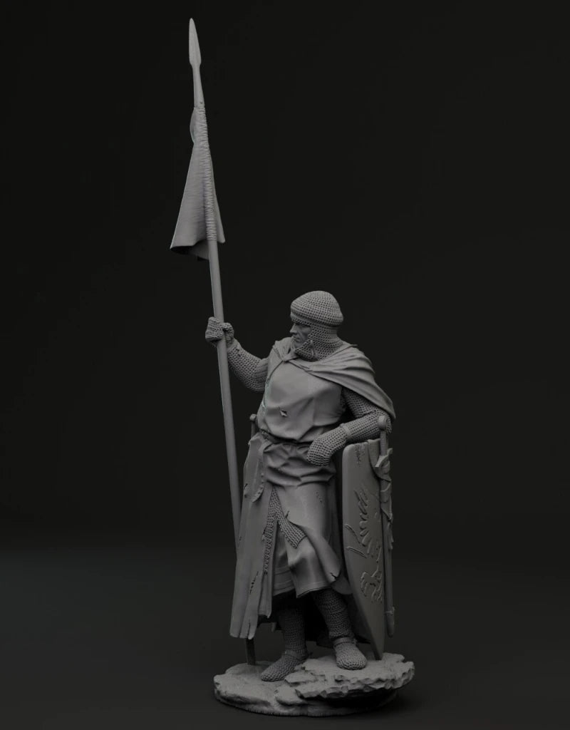 1/24 Medieval Prince Leopold V, Resin Model Figure Kit, Unassembled and Unpainted