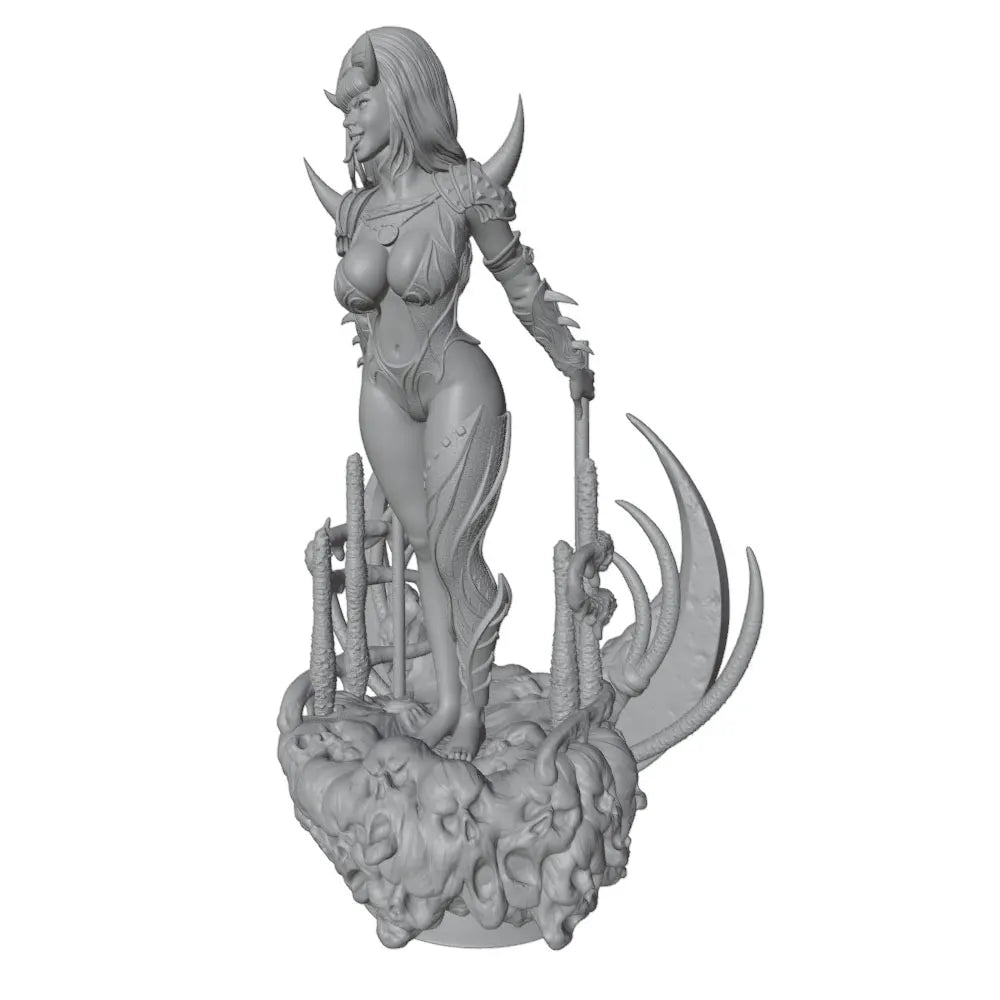 1/24 1/24 Demon Succubus, Resin Model Figure Kit, Fantasy Theme, Unassembled and Unpainted