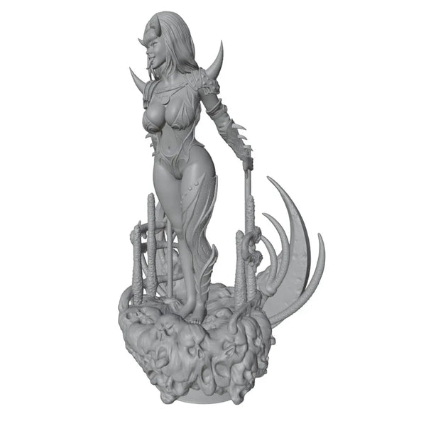 1/24 1/24 Demon Succubus, Resin Model Figure Kit, Fantasy Theme, Unassembled and Unpainted