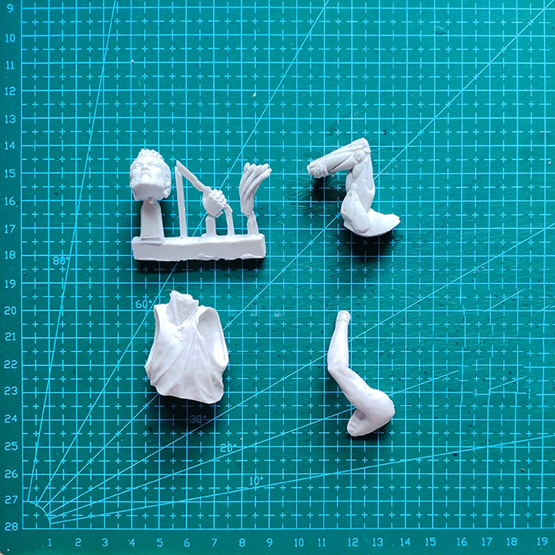 1/12 Ancient Warrior, Resin Model Bust Kit, Mythology Theme, Unassembled and Unpainted