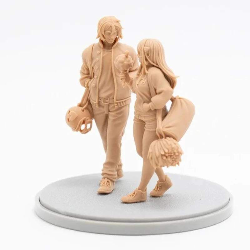 50mm Modern Civilian Couples, 6 Figures, Resin Model Figure Kit, Historical Theme, Unassembled and Unpainted