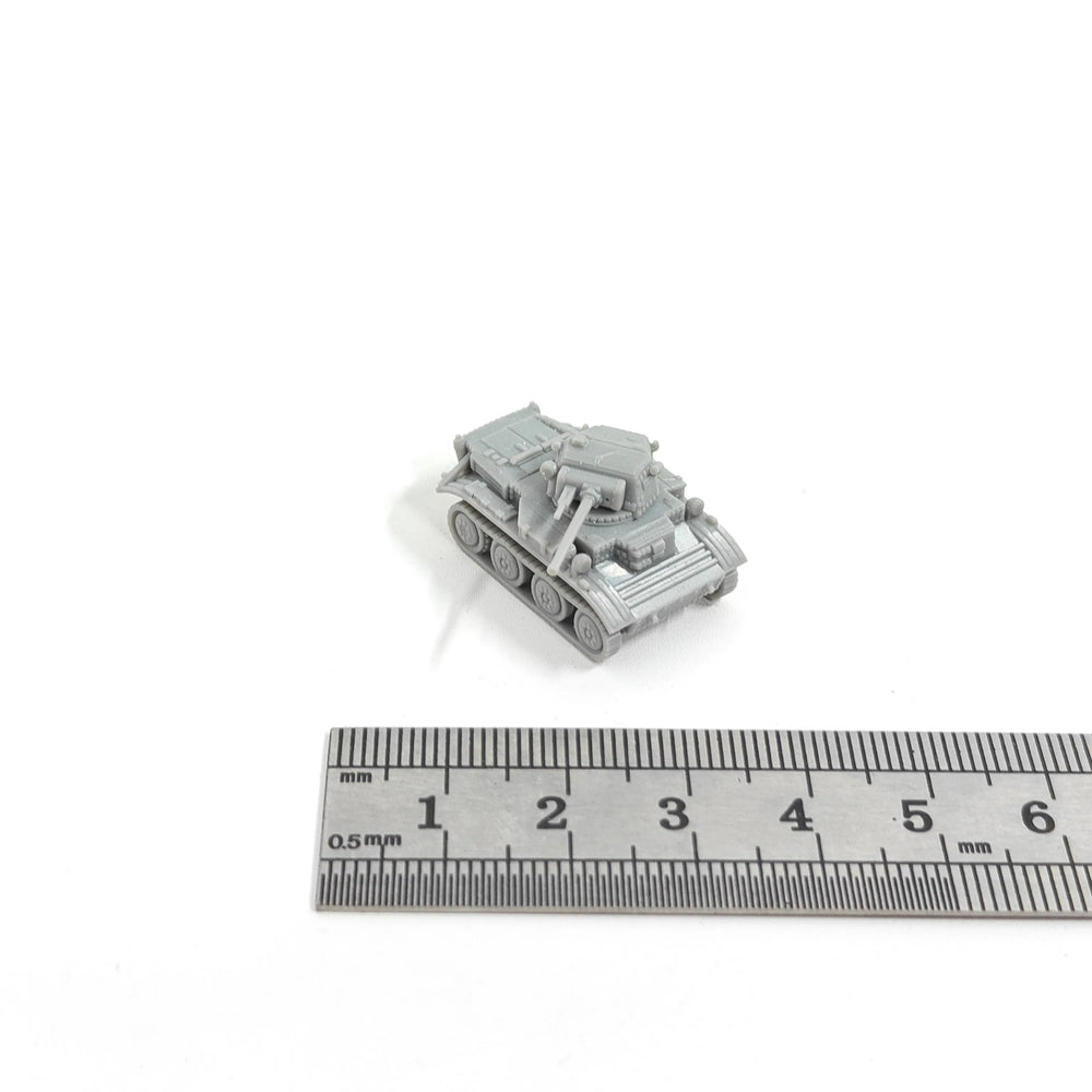 1/144 WWII British Tetrarch Light Tank, Resin Model Vehicle Kit, Unassembled and Unpainted