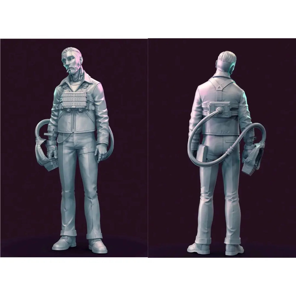 85mm Female Space Trooper in Futuristic Spacesuit, Resin Model Figure Kit, Sci-Fi Theme, Unassembled and Unpainted