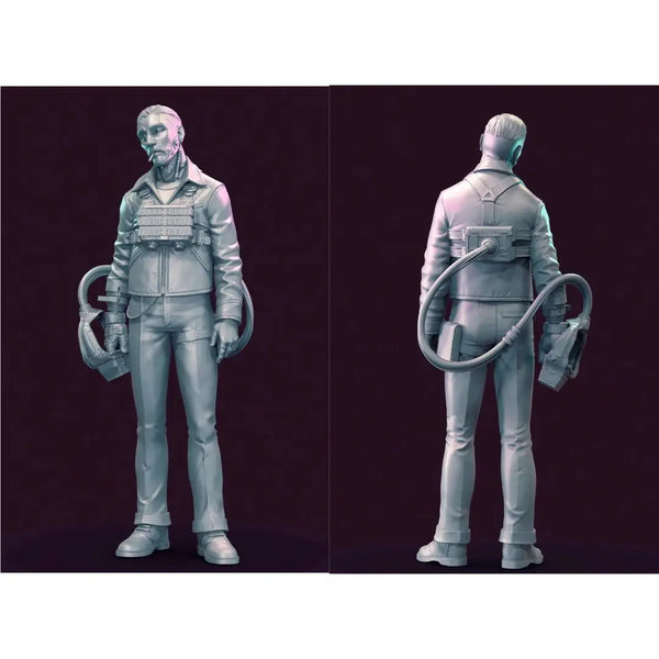 85mm Female Space Trooper in Futuristic Spacesuit, Resin Model Figure Kit, Sci-Fi Theme, Unassembled and Unpainted