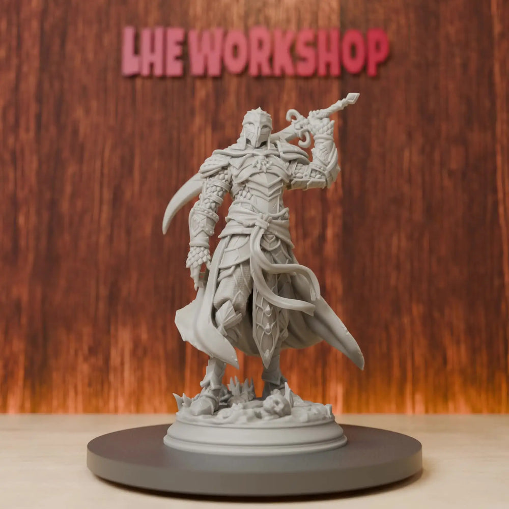 28mm Scimitar Warrior, Resin Model Figure Kit, Fantasy Theme, Unassembled and Unpainted