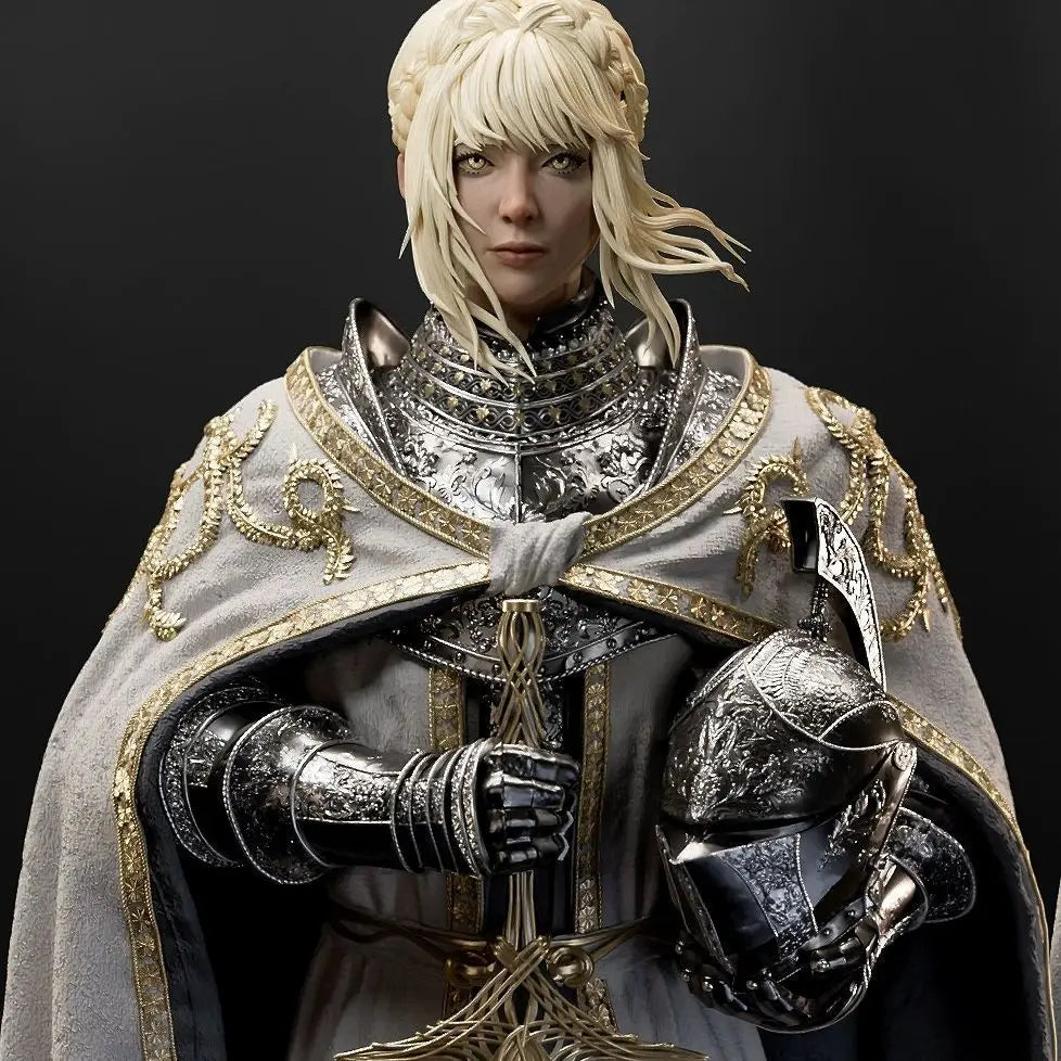 90mm Medieval Female Knight Leda, Resin Model Figure Kit, Unassembled and Unpainted