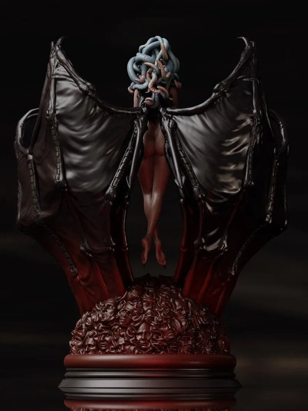 75mm Flame Goddess, Resin Model Figure Kit, Fantasy Theme, Unassembled and Unpainted