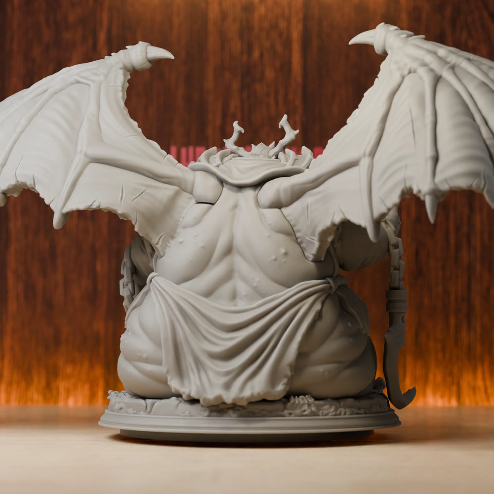 Gluttony Devil, Resin Model Figure Kit, Fantasy Theme, Unassembled and Unpainted