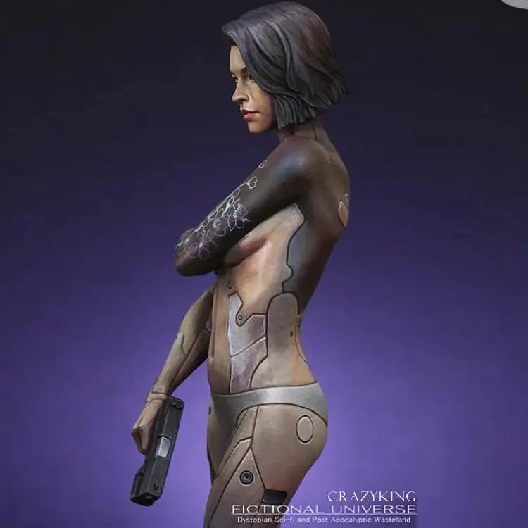 1/12 Female Assassin, Resin Model Figure Kit, Sci-Fi Theme, Unassembled and Unpainted