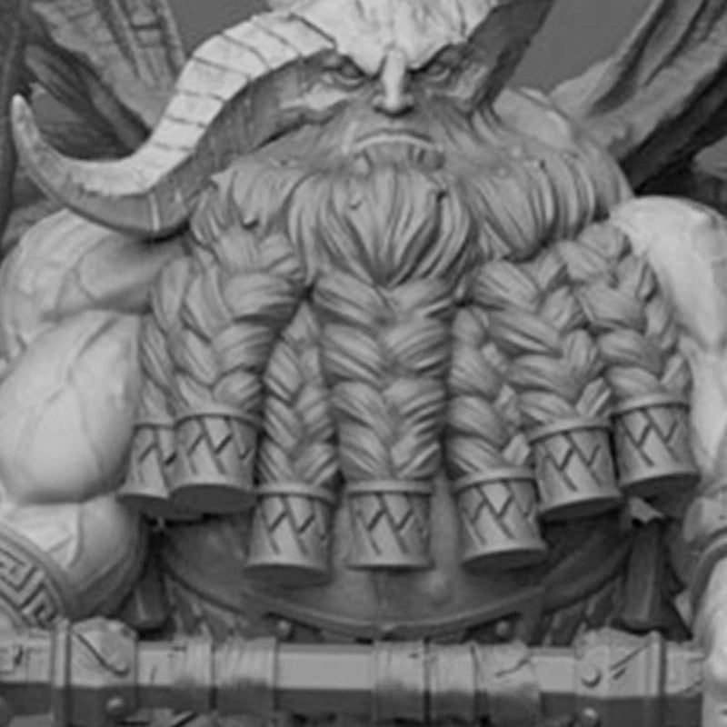 89mm Dark Fantasy Chaos Daemon, Resin Model Figure Kit, Fantasy Theme, Unassembled and Unpainted