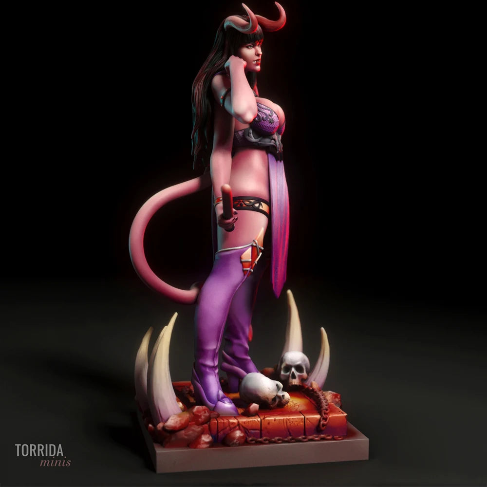 1/24 Demon Devil Female, Resin Model Figure Kit, Unassembled and Unpainted