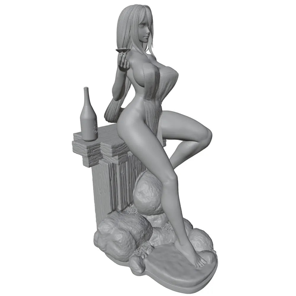 Female, Resin Model Figure Kit, Unassembled and Unpainted