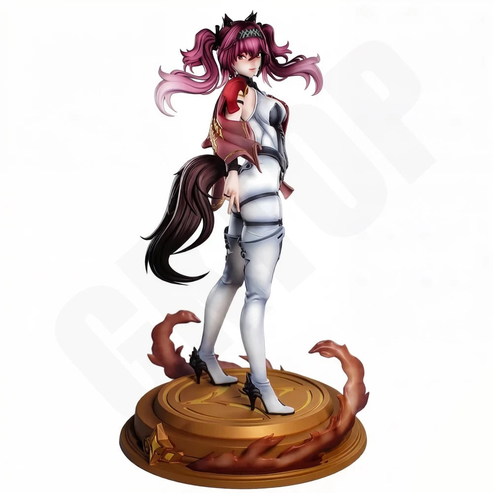 1/24 Beast Girl Twin Tails, Resin Model Figure Kit, Anime Theme, Unassembled and Unpainted
