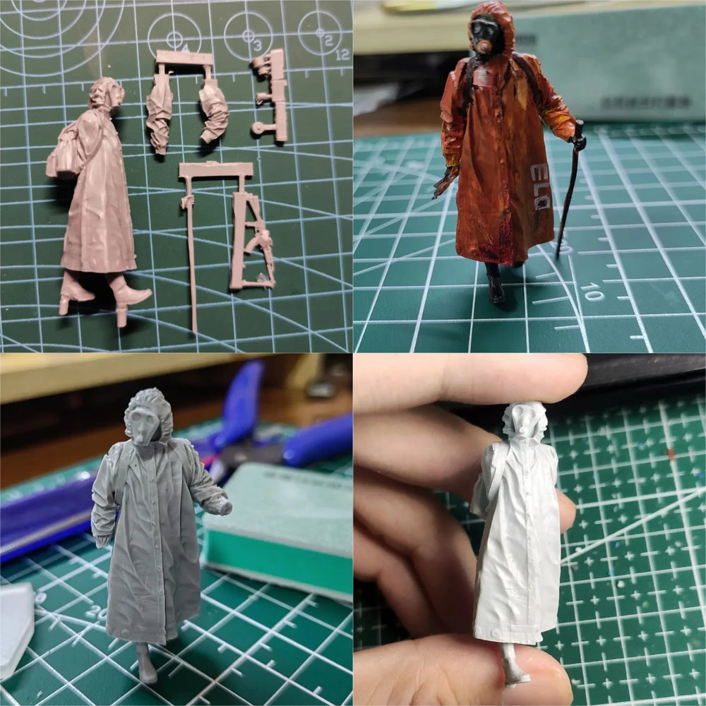 1/35 Cold War Russian Biochemical Soldier, Resin Model Figure Kit, Unassembled and Unpainted