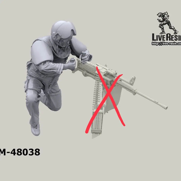 1/48 Modern Tactical Military Soldier, Resin Model Figure Kit, Unassembled and Unpainted