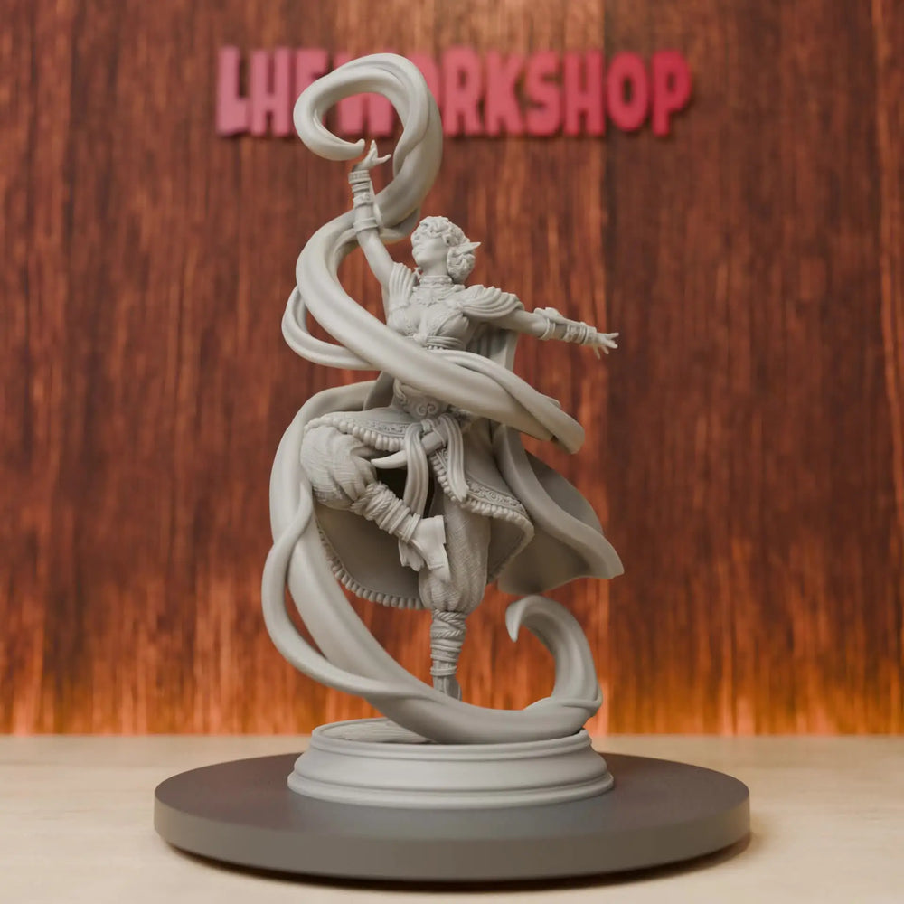 75mm Sun Elf Sorceress, Resin Model Figure Kit, Fantasy Theme, Unassembled and Unpainted